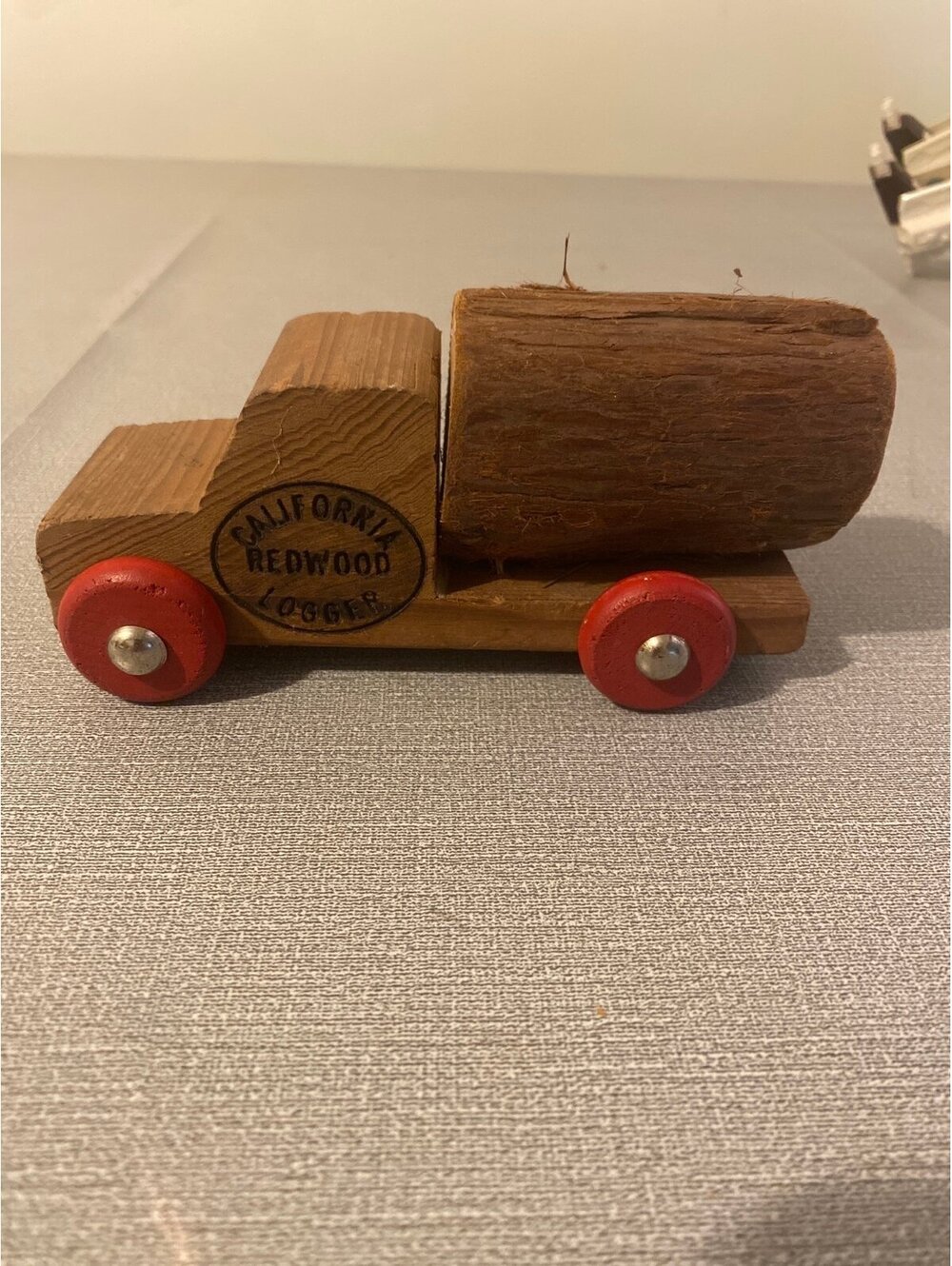 California Redwood Logger Toy Truck